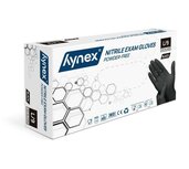 Handschoen Nitril Cat III Zwart Poedervrij L doosje 100st