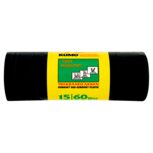 Vuilniszak KOMO 80x60cm 60L grijs	