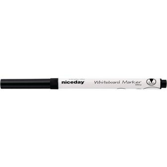 Whiteboard marker ZWART