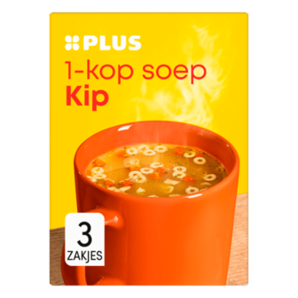 1 kops soep kip (1x3)