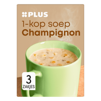 1 kops soep champignon (1x3)