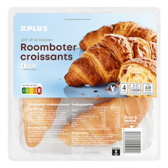 Afbak croissantjes 4 st.